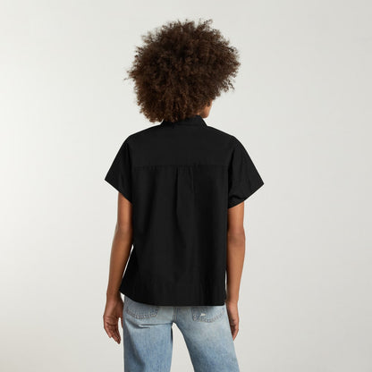 The Short-Sleeve Box Shirt | Black