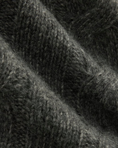 Cloud Cable Cardigan | Heather Charcoal