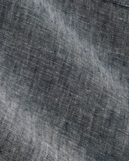 The Linen Utility Shirt | Navy Chambray