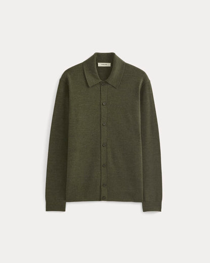 Ultrasoft Button-Down Sweater | Heather Beech