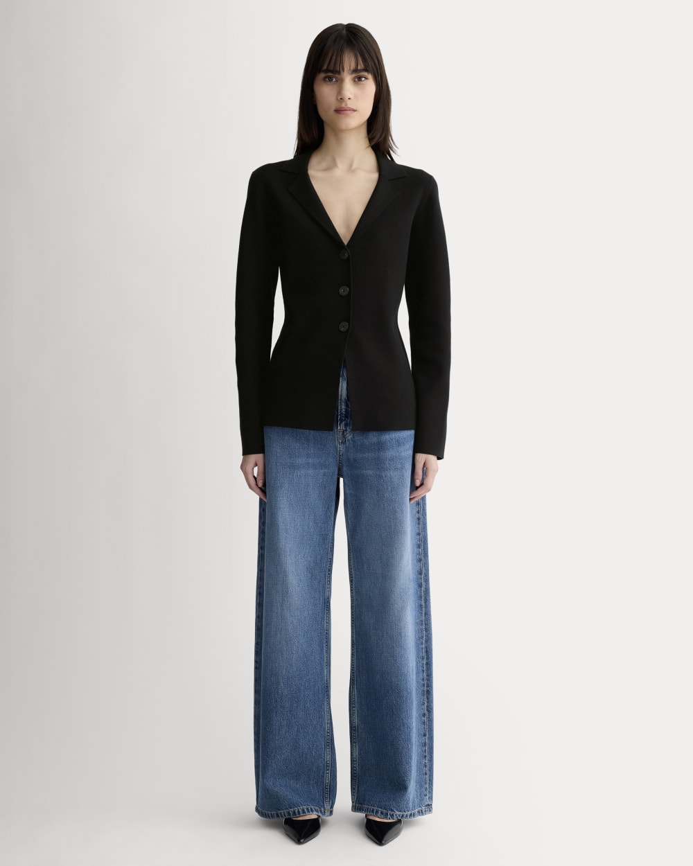 The Knit Blazer | Black