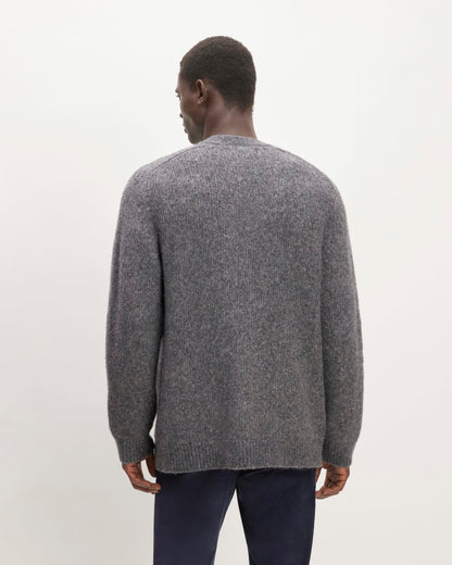 The Cloud Relaxed Cardigan | Heathered Dark Charcoal