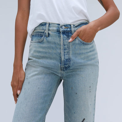 The Rigid Way-High® Jean  | Paint Splatter | 27.5" Inseam