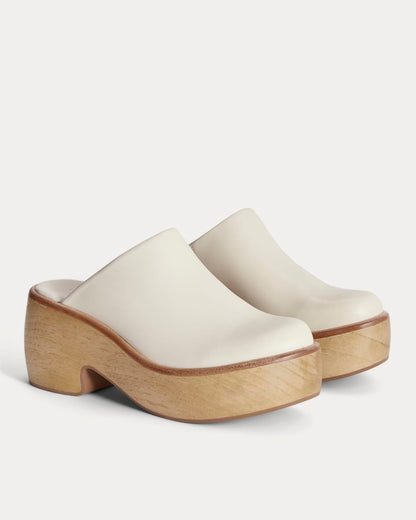 The Wooden Puffa Clog | Canvas