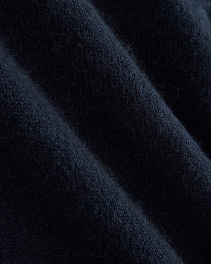 Cashmere Cropped Cardigan | Navy