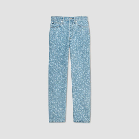 The Rigid Way-High® Jean  | Light Painterly Strokes | 27.5" Inseam
