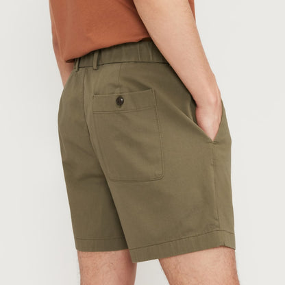 The Pull-On Performance Chino 5" Short | Kalamata