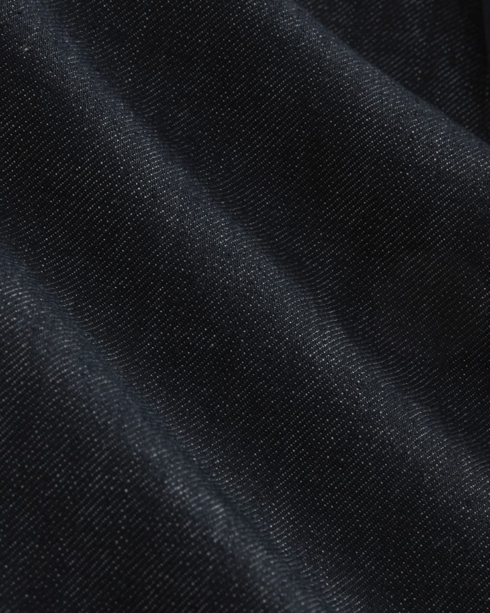 The High Rise Pleated Jean | Dark Indigo