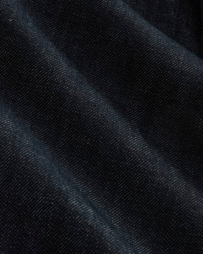 The High Rise Pleated Jean | Dark Indigo