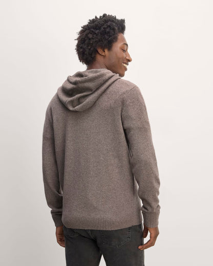 The Felted Merino Hoodie | Taupe Melange