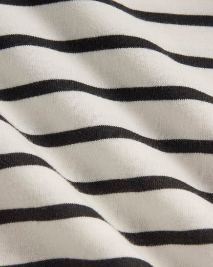 The Essential Organic Crew | Bone / Black