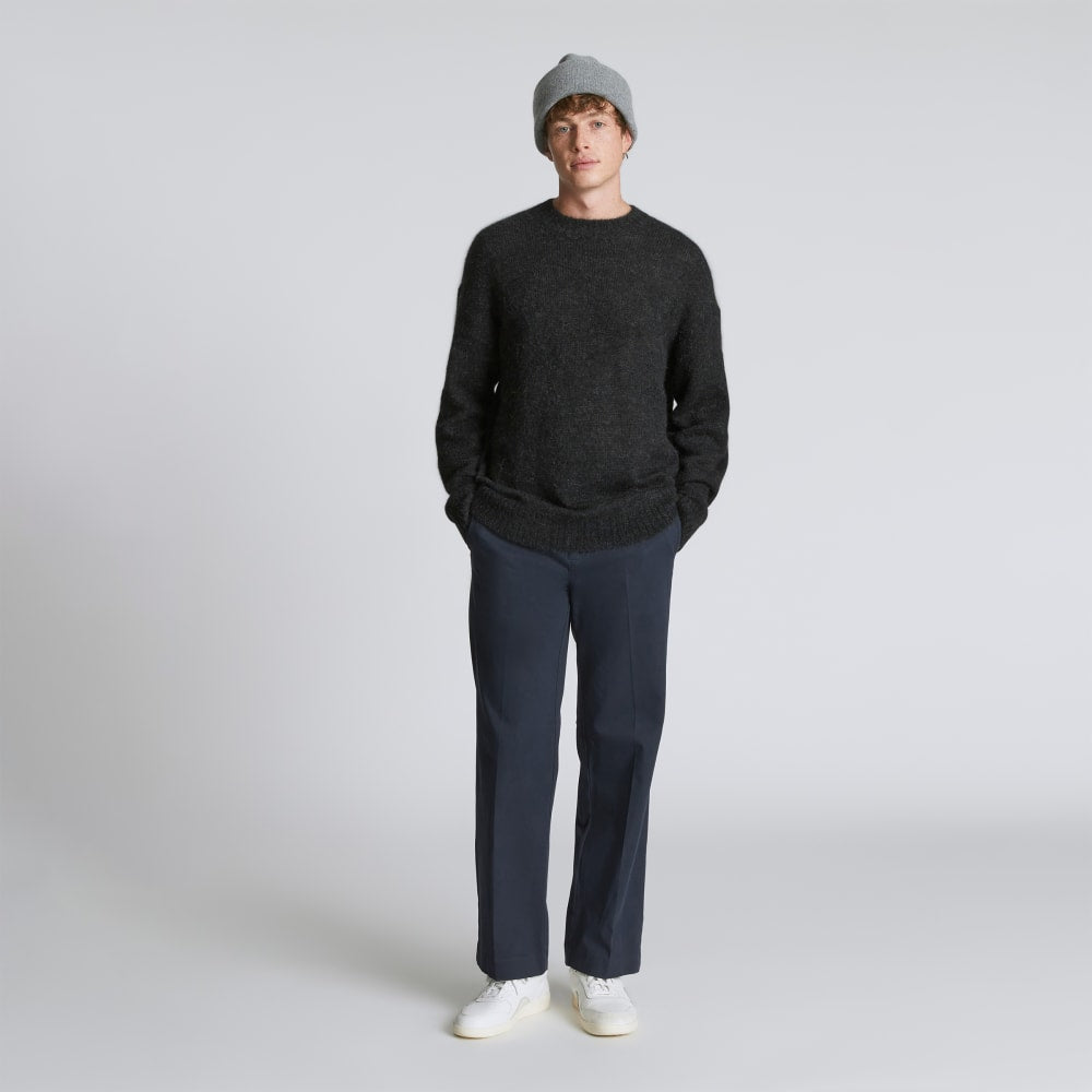 The Felted Merino Beanie | Mid Heathered Grey