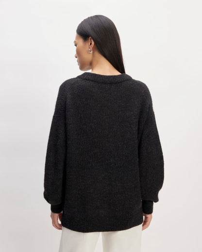 The Cocoon Crew in Alpaca | Heathered Black