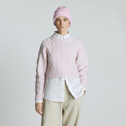 The Felted Merino Beanie | Light Lilac