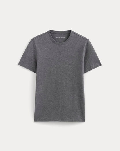 The Essential Organic Crew | Heathered Charcoal