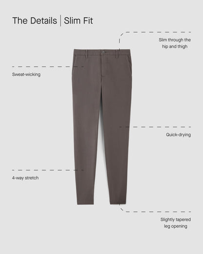 The Performance Chino | Uniform | Black | Slim