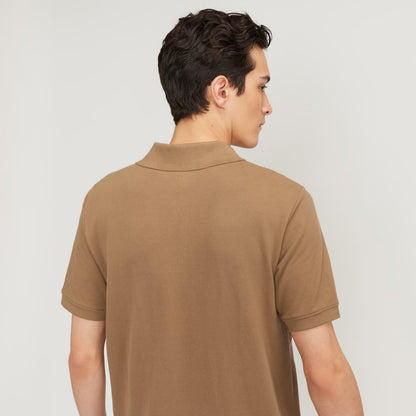 The Pique Polo | Toasted Coconut