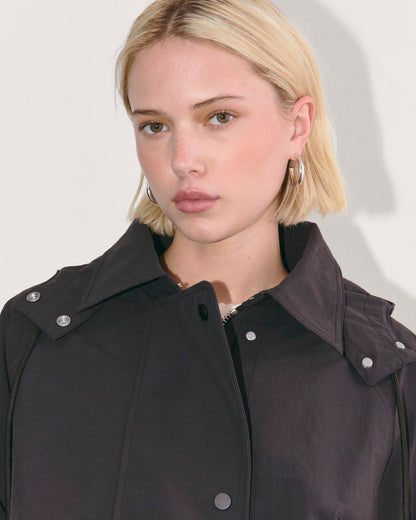 The Oversized Anorak | Black