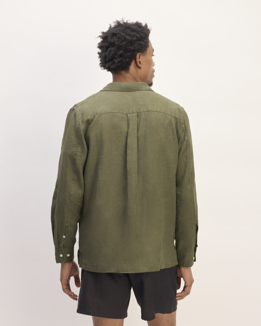 The Linen Straight Hem Shirt | Kalamata