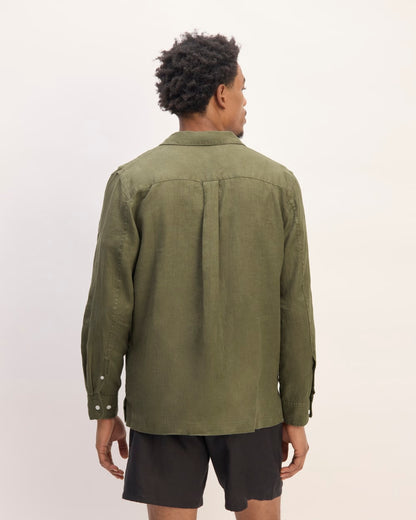 The Linen Straight Hem Shirt | Kalamata