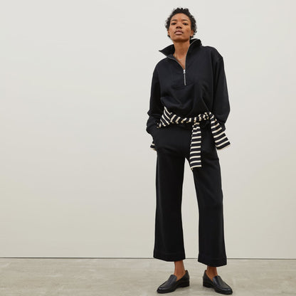 The Track Half-Zip | Black