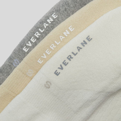 The Organic Cotton No-Show Sock 3-Pack | Neutral Multi