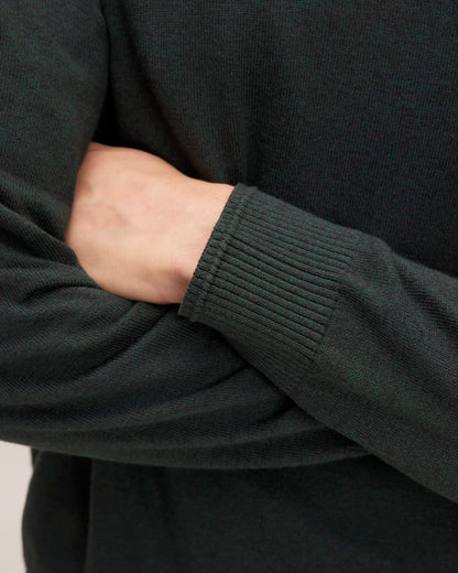 The No-Sweat Sweater | Uniform | Scarab / Black Twist