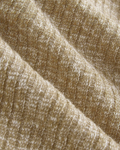The Cozy Rib Henley | Cornstalk / Bone Twist