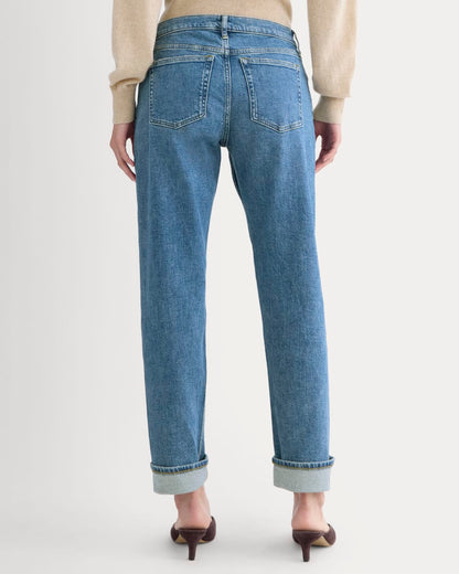 Selvedge Straight Jean | Mid Indigo Wash