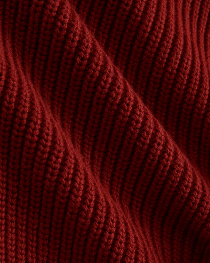 The Full-Zip Sweater in Everyday Cotton | Merlot