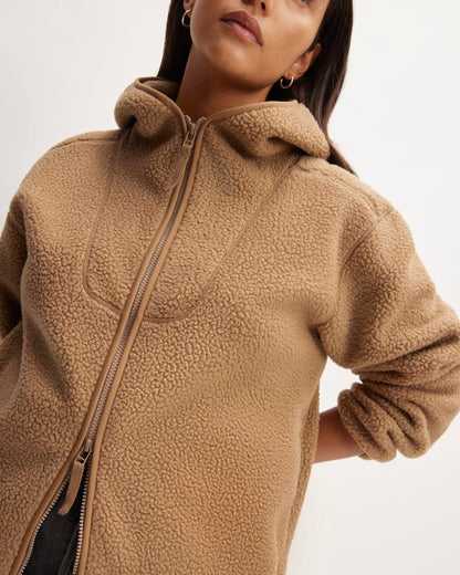 The ReNew Fleece Full-Zip Hoodie | Tiger's Eye