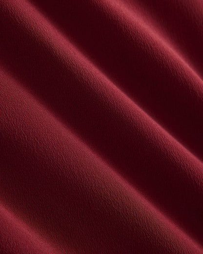 The Boxy Shirt in Washable Silk | Pomegranate