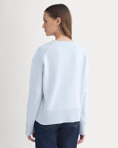 The Boxy Sweater in Everyday Cotton | Skywriting