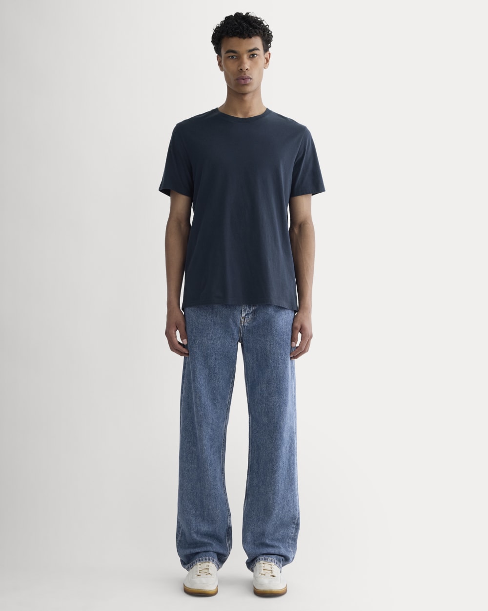 The Essential Organic Crew | Deep Navy