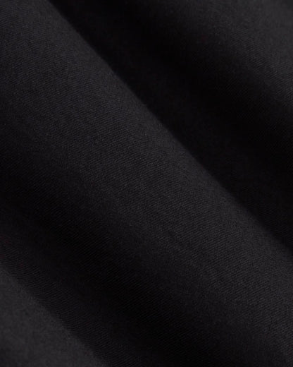 The Way-Short Shirt in Silky Cotton | Black