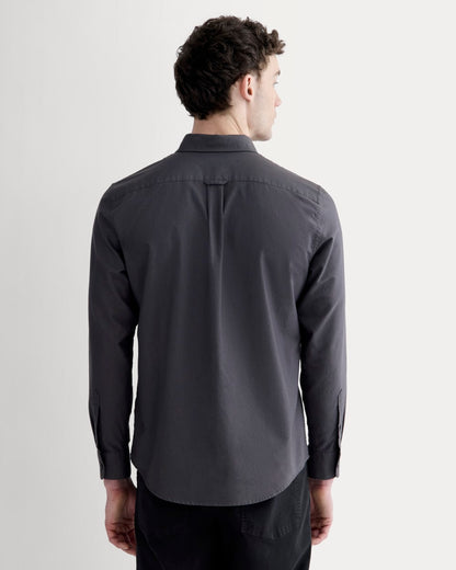 The Slim Oxford Shirt | Slate Grey | Tall