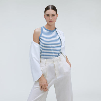 The Tank in Essential Cotton | Spring Lake / Canvas