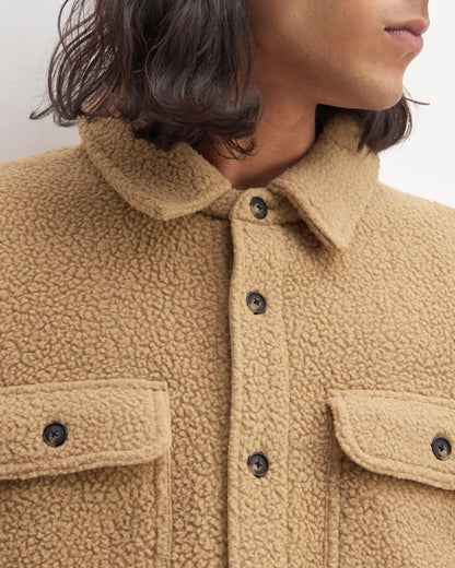 The ReNew Fleece Everyone Overshirt | Tiger's Eye