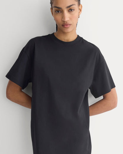 Weekend Tee Mini Dress | Black