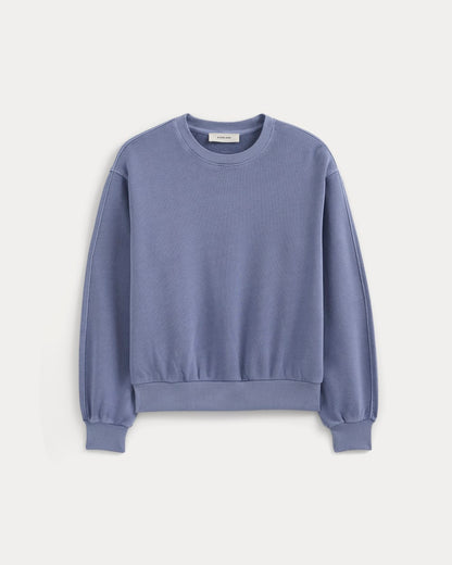 Lightweight Terry Blouson Crew | Velvet Morning