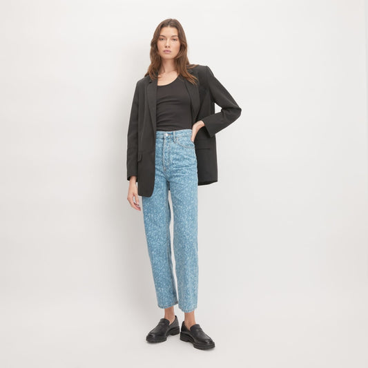 The Rigid Way-High® Jean  | Light Painterly Strokes | 27.5" Inseam