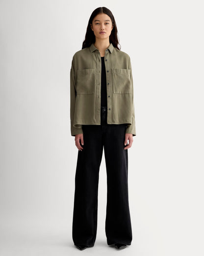 The Boxy Overshirt in Buttersoft | Kalamata