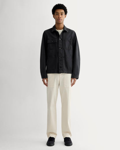 The Denim Utility Jacket | Black