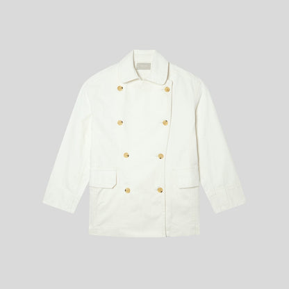 The Organic Cotton Herringbone Jacket | Bone