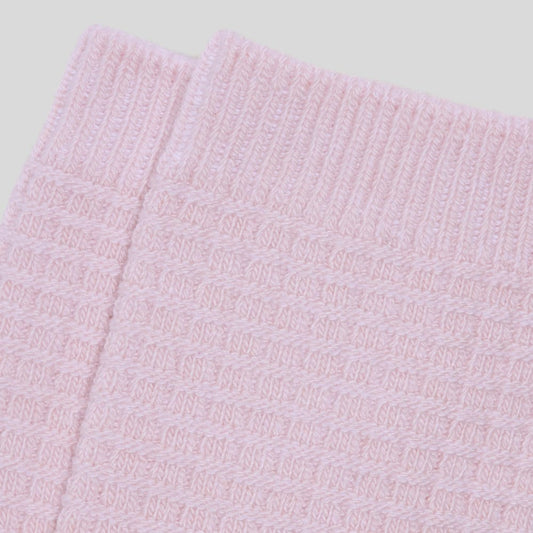 The Belgian Waffle Sweater Sock | Light Lilac