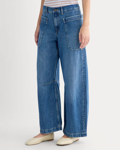 The Gardener Pull-On Jean | Medium Indigo