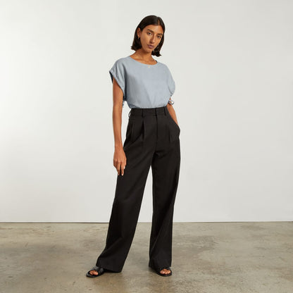 The Drawstring Tunic | Sky