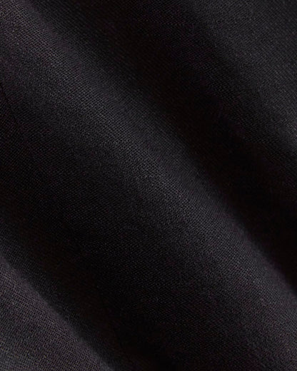 The Oversized Blazer in Stretch Linen | Black