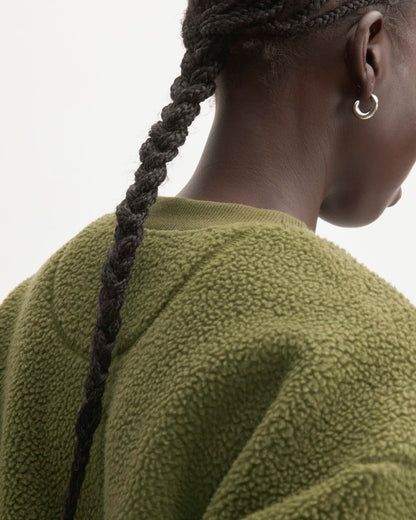 The ReNew Fleece Oversized Crew | Kalamata