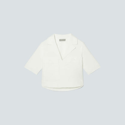 The Oxford Popover | White